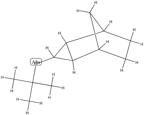 Tricyclo[3.2.1.02,4]octane, 3-(1,1-dimethylethoxy)-, (1-alpha-,2-ba-,3-alpha-,4-ba-,5-alpha-)- (9CI) Structure
