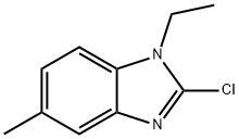 1H-Benzimidazole,2-chloro-1-ethyl-5-methyl-(9CI),58533-16-7,结构式