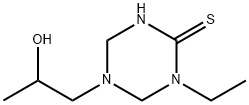 1,3,5-Triazine-2(1H)-thione,1-ethyltetrahydro-5-(2-hydroxypropyl)-(9CI) Struktur