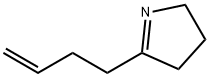 2H-Pyrrole,5-(3-butenyl)-3,4-dihydro-(9CI) 化学構造式