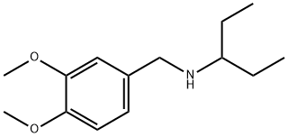 [(3,4-dimethoxyphenyl)methyl](pentan-3-yl)amine Structure