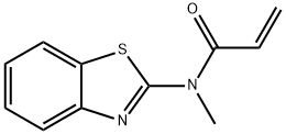 2-Propenamide,N-2-benzothiazolyl-N-methyl-(9CI) Structure