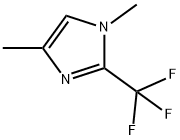 1H-Imidazole,1,4-dimethyl-2-(trifluoromethyl)-(9CI) Struktur