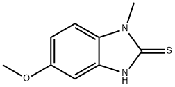 2H-Benzimidazole-2-thione,1,3-dihydro-5-methoxy-1-methyl-(9CI),58764-00-4,结构式