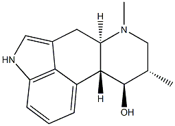 6,8β-ジメチルエルゴリン-9α-オール 化学構造式