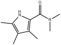 1H-Pyrrole-2-carboxamide,N,N,3,4,5-pentamethyl-(9CI) 化学構造式