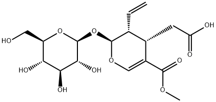 58822-47-2 (2S)-3α-エテニル-2β-(β-D-グルコピラノシルオキシ)-3,4-ジヒドロ-5-(メトキシカルボニル)-2H-ピラン-4α-酢酸