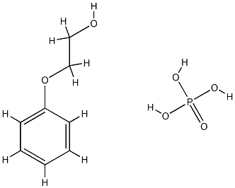 Α-苯基-Ω-羟基聚环氧乙烷磷酸酯 结构式