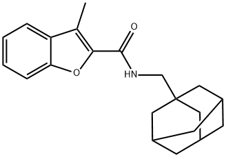 588674-61-7 2-Benzofurancarboxamide,3-methyl-N-(tricyclo[3.3.1.13,7]dec-1-ylmethyl)-(9CI)