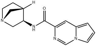 Pyrrolo[1,2-c]pyrimidine-3-carboxamide, N-(1R,3R,4S)-1-azabicyclo[2.2.1]hept- Structure