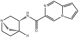 Pyrrolo[1,2-a]pyrazine-3-carboxamide, N-(1R,3R,4S)-1-azabicyclo[2.2.1]hept- Structure