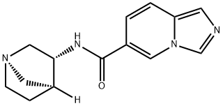 Imidazo[1,5-a]pyridine-6-carboxamide, N-(1R,3R,4S)-1-azabicyclo[2.2.1]hept- Structure