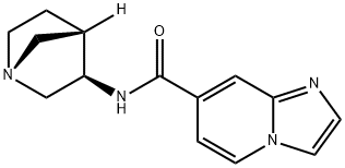 Imidazo[1,2-a]pyridine-7-carboxamide, N-(1R,3R,4S)-1-azabicyclo[2.2.1]hept- Struktur