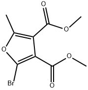 2-Bromo-5-methylfuran-3,4-dicarboxylic acid dimethyl ester,5896-36-6,结构式