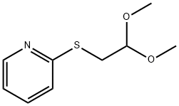 Acetaldehyde, (2-pyridylthio)-, dimethyl acetal (6CI,7CI,8CI) Struktur