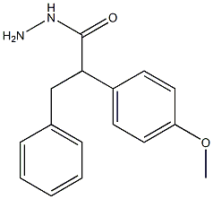 α-(p-メトキシフェニル)ヒドロけい皮酸ヒドラジド 化学構造式