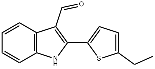 1H-Indole-3-carboxaldehyde,2-(5-ethyl-2-thienyl)-(9CI)|
