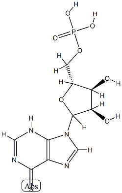 poly(thioinosinic acid) Struktur