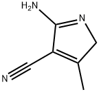 2H-Pyrrole-4-carbonitrile,5-amino-3-methyl-(9CI) Structure