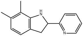 1H-Indole,2,3-dihydro-6,7-dimethyl-2-(2-pyridinyl)-(9CI) Structure