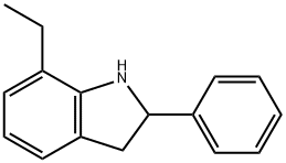 1H-Indole,7-ethyl-2,3-dihydro-2-phenyl-(9CI) Struktur