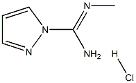 N''1-METHYL-1H-PYRAZOLE-1-CARBOXAMIDINE HYDROCHLORIDE Structure