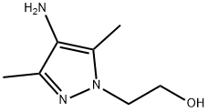 2-(4-amino-3,5-dimethyl-1H-pyrazol-1-yl)ethanol(SALTDATA: HCl) 结构式