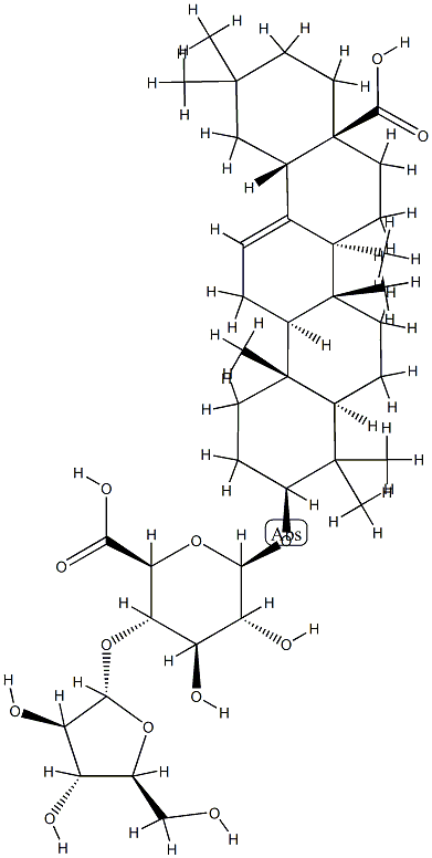 ナルシッシフロリン 化学構造式