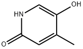 2(1H)-Pyridinone,5-hydroxy-4-methyl-(9CI) Struktur