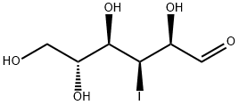 3-deoxy-3-iodo-D-glucose Structure