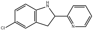 1H-Indole,5-chloro-2,3-dihydro-2-(2-pyridinyl)-(9CI) 化学構造式