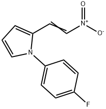 1H-Pyrrole,1-(4-fluorophenyl)-2-(2-nitroethenyl)-(9CI) 化学構造式