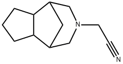 1,5-Methanocyclopent[d]azepine-3(2H)-acetonitrile,octahydro-(9CI) 化学構造式