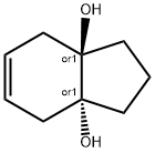 1H-Indene-3a,7a-diol, 2,3,4,7-tetrahydro-, (3aR,7aR)-rel- (9CI) 化学構造式