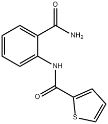 N-[2-(aminocarbonyl)phenyl]-2-thiophenecarboxamide Structure