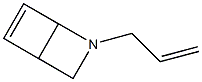 2-Azabicyclo[2.2.0]hex-5-ene,2-(2-propenyl)-(9CI) 化学構造式
