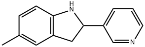1H-Indole,2,3-dihydro-5-methyl-2-(3-pyridinyl)-(9CI) Struktur