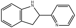 1H-Indole,2,3-dihydro-2-(2-pyridinyl)-(9CI) Structure