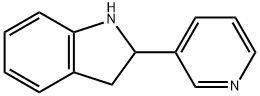 1H-Indole,2,3-dihydro-2-(3-pyridinyl)-(9CI) Structure