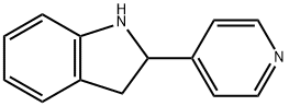 1H-Indole,2,3-dihydro-2-(4-pyridinyl)-(9CI) Struktur