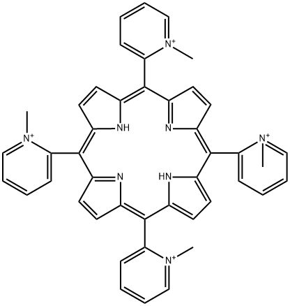 tetra(2-N-methylpyridyl)porphine 结构式