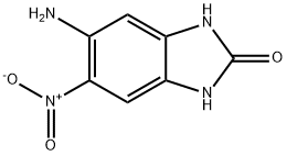 2H-Benzimidazol-2-one,5-amino-1,3-dihydro-6-nitro-(9CI) 结构式