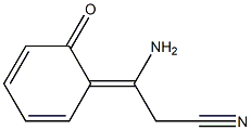 Benzenepropanenitrile,  2-hydroxy--bta--imino- Structure