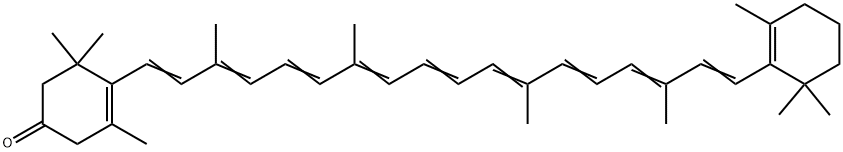 β,β-Caroten-3-one,599-50-8,结构式