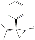 Benzene, [(1R,2S)-2-methyl-1-(1-methylethyl)cyclopropyl]-, rel- (9CI) Structure