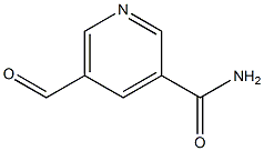 3-Pyridinecarboxamide,5-formyl-(9CI),59936-08-2,结构式