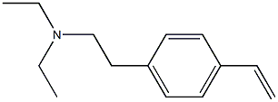 poly(4-diethylaminoethylstyrene) Structure