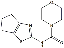 4-Morpholinecarboxamide,N-(5,6-dihydro-4H-cyclopentathiazol-2-yl)-(9CI),600136-90-1,结构式