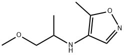 4-Isoxazolamine,N-(2-methoxy-1-methylethyl)-5-methyl-(9CI) Structure