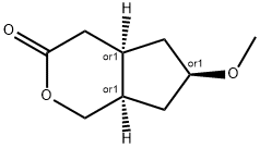 Cyclopenta[c]pyran-3(1H)-one, hexahydro-6-methoxy-, (4aR,6R,7aR)-rel- (9CI)|